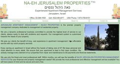 Desktop Screenshot of jerusalem-management.com